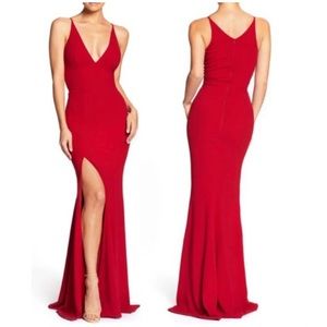 NWOT Dress the Population Iris Side Slit XL